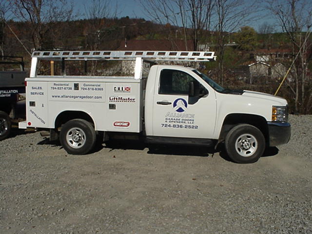 Alliance Garage Doors & Openers' Trucks